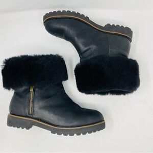 Atwell Dwight Rustic Black Boots Size 9